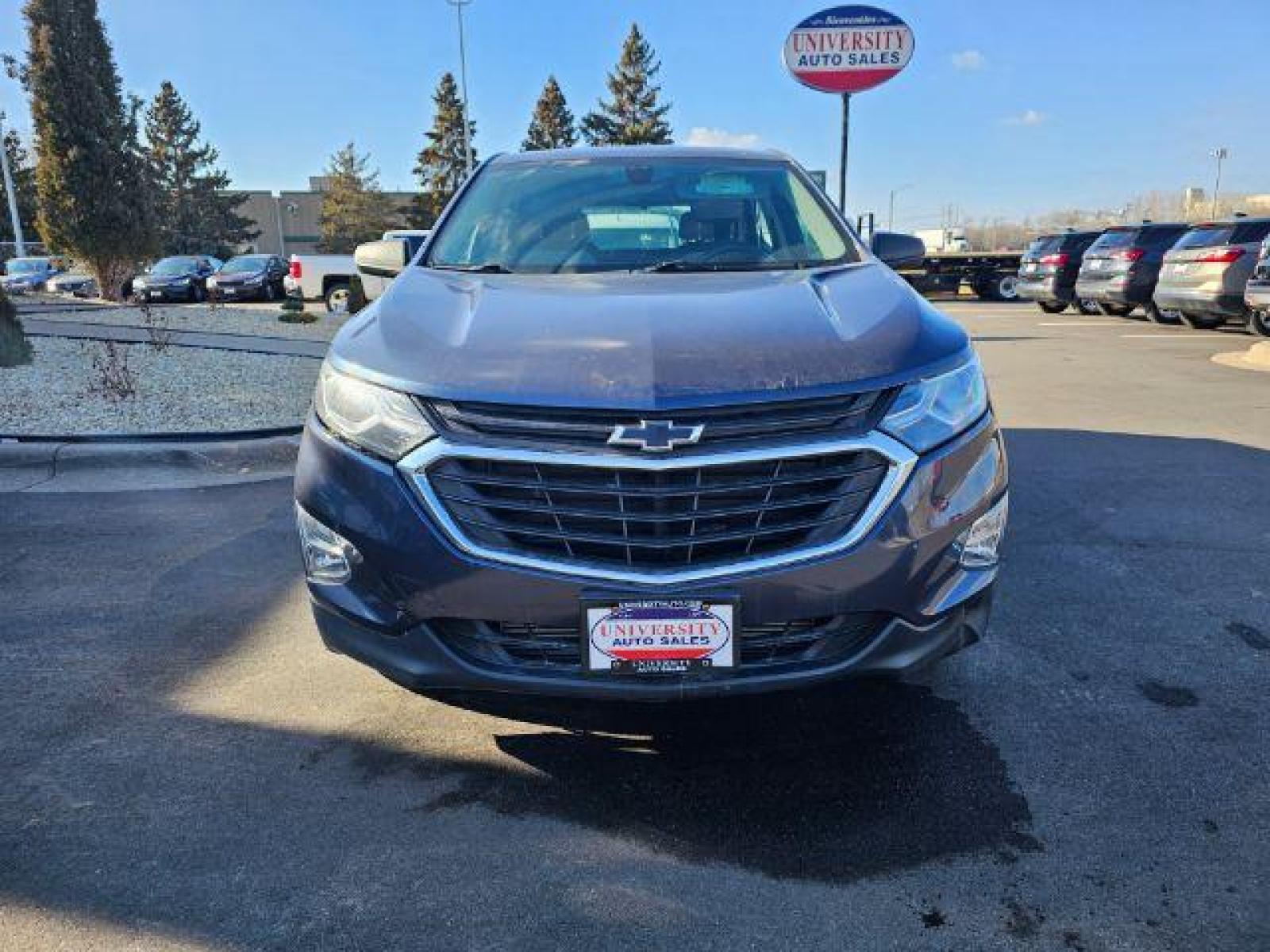 2018 Storm Blue Metallic Chevrolet Equinox LS AWD (3GNAXREV7JS) with an 1.5L L4 DOHC 16V TURBO engine, 6-Speed Automatic transmission, located at 3301 W Hwy 13, Burnsville, MN, 55337, (952) 460-3200, 44.775333, -93.320808 - Photo #0