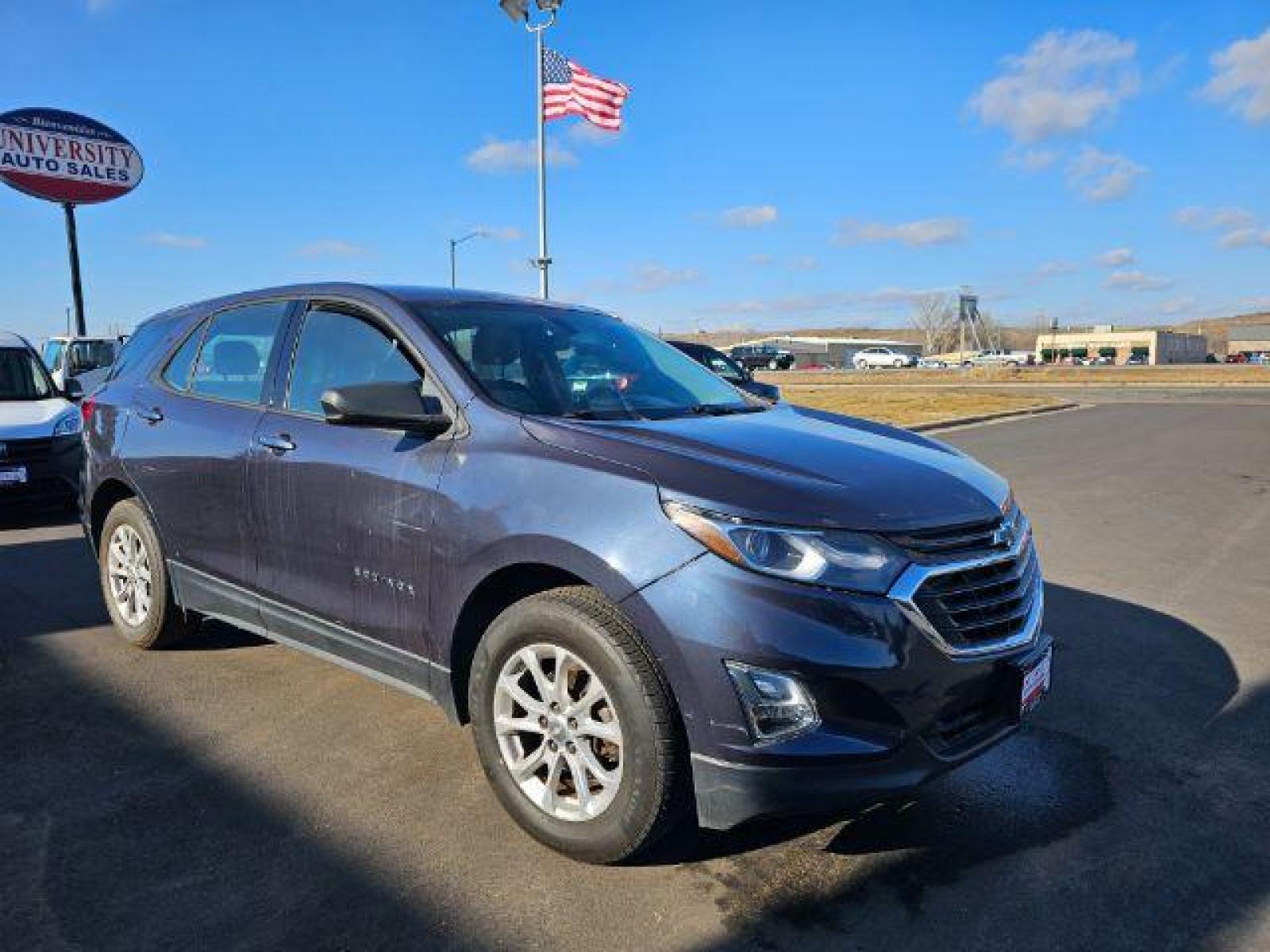 2018 Storm Blue Metallic Chevrolet Equinox LS AWD (3GNAXREV7JS) with an 1.5L L4 DOHC 16V TURBO engine, 6-Speed Automatic transmission, located at 3301 W Hwy 13, Burnsville, MN, 55337, (952) 460-3200, 44.775333, -93.320808 - Photo #8