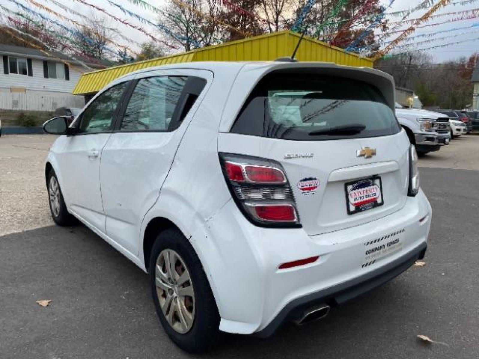 2017 WHITE Chevrolet Sonic FL Auto Hatchback (1G1JG6SH2H4) with an 1.8L L4 DOHC 24V engine, 6-Speed Automatic transmission, located at 3301 W Hwy 13, Burnsville, MN, 55337, (952) 460-3200, 44.775333, -93.320808 - Photo #2
