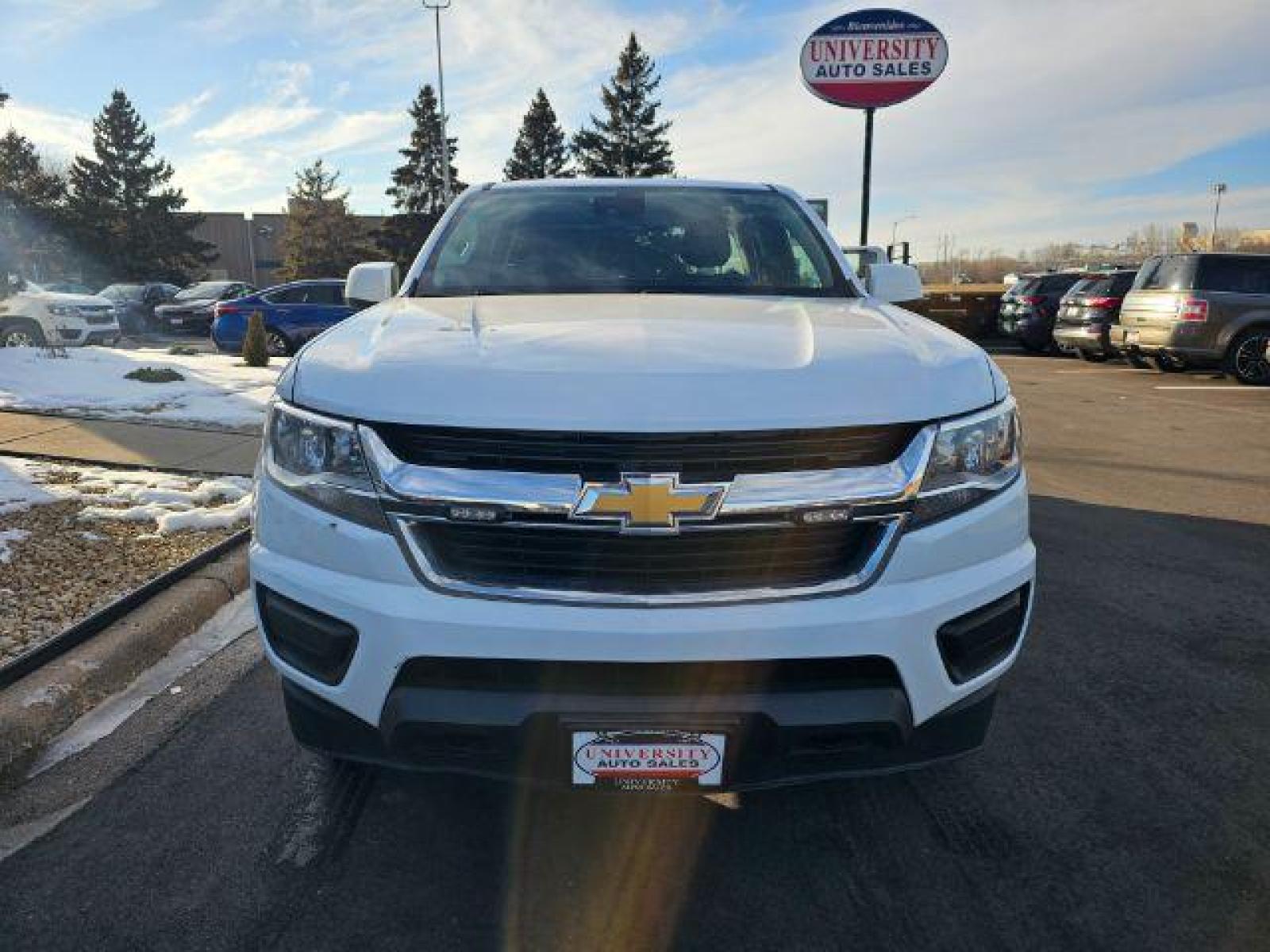 2020 Summit White Chevrolet Colorado Z71 Ext. Cab 4WD (1GCHTCEA5L1) with an 2.5L L4 DOHC 16V GAS engine, 6-Speed Automatic transmission, located at 745 S Robert St, St. Paul, MN, 55107, (651) 222-2991, 44.923389, -93.081215 - Photo #0
