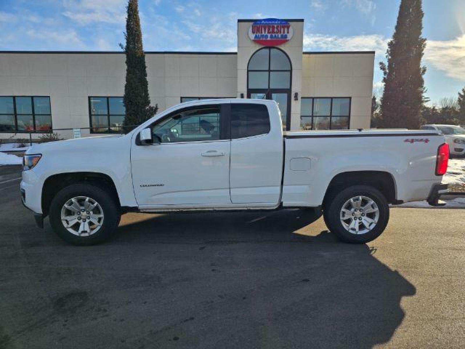 2020 Summit White Chevrolet Colorado Z71 Ext. Cab 4WD (1GCHTCEA5L1) with an 2.5L L4 DOHC 16V GAS engine, 6-Speed Automatic transmission, located at 745 S Robert St, St. Paul, MN, 55107, (651) 222-2991, 44.923389, -93.081215 - Photo #2